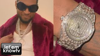 Usher Just Dropped The Bag On A Brand New Chandelier AP Watch From Benny The Jeweler | Pure Jewelry