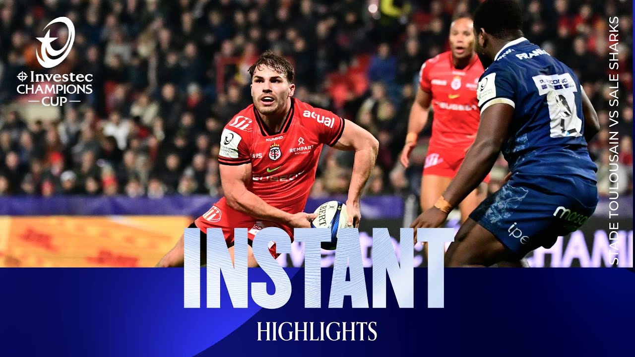Instant Highlights - Stade Toulousain v Sale Sharks | Investec Champions Cup 2025/26