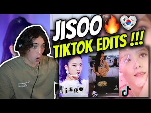 South African Reacts To BLACKPINK JISOO TIKTOK EDITS !!! 🔥
