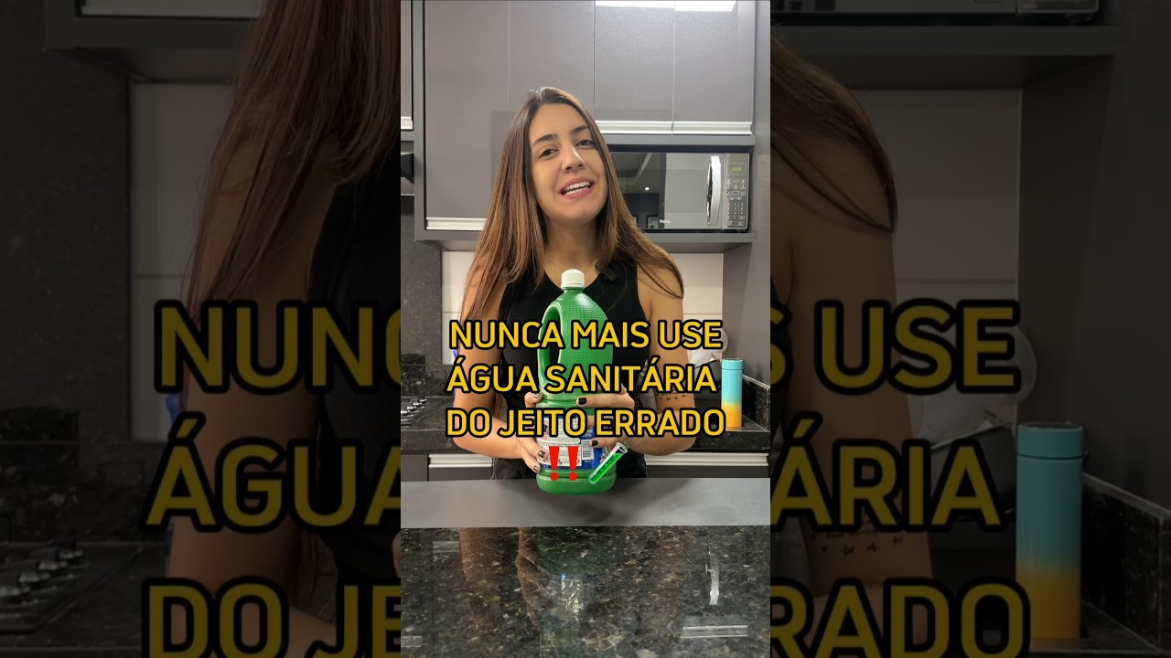 Você NUNCA mais vai usar água sanitária do jeito ERRADO <img src=