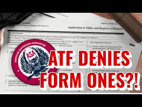 ATF Form 1 update