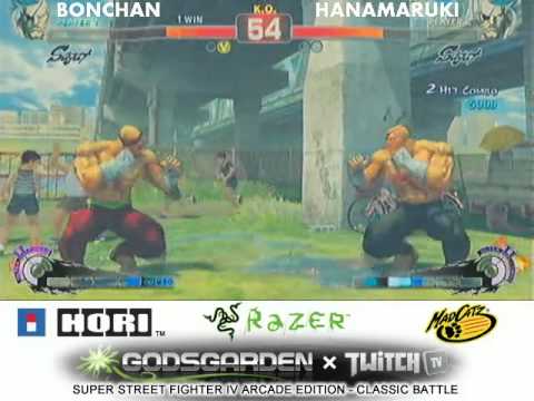 Bonchan (Sagat) vs hanamaruki (Sagat) - Godsgarden Classic Battle (Grand Final)