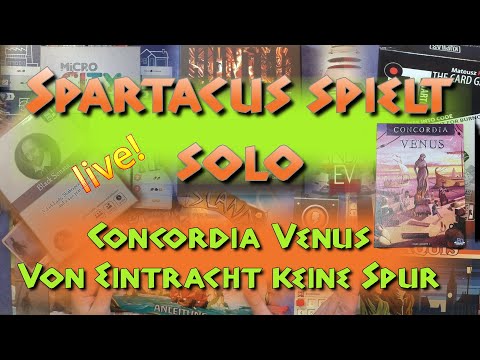 Spartacus' Spielenachmittag: Concordia Venus Solitaria
