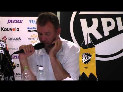 Lehdistötilaisuus 17.7.2015 Kouvolan Pallonlyöjät - Joensuun Maila