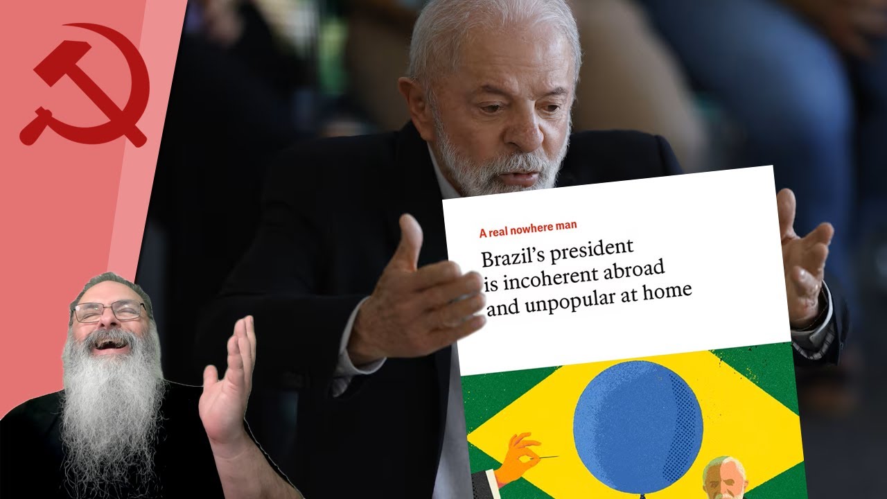 LULA SENTIU a REPORTAGEM da "THE ECONOMIST": PASSOU RECIBO com CARTINHA INCOERENTE e SEM SENTIDO