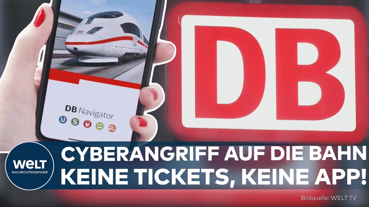 DEUTSCHE BAHN: Cyberangriff verursacht massive Störung! – App und Website zeitweise nicht erreichbar