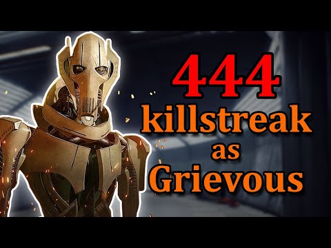 Getting a World Record Killstreak as General Grievous on Naboo | Supremacy | Star Wars Battlefront 2