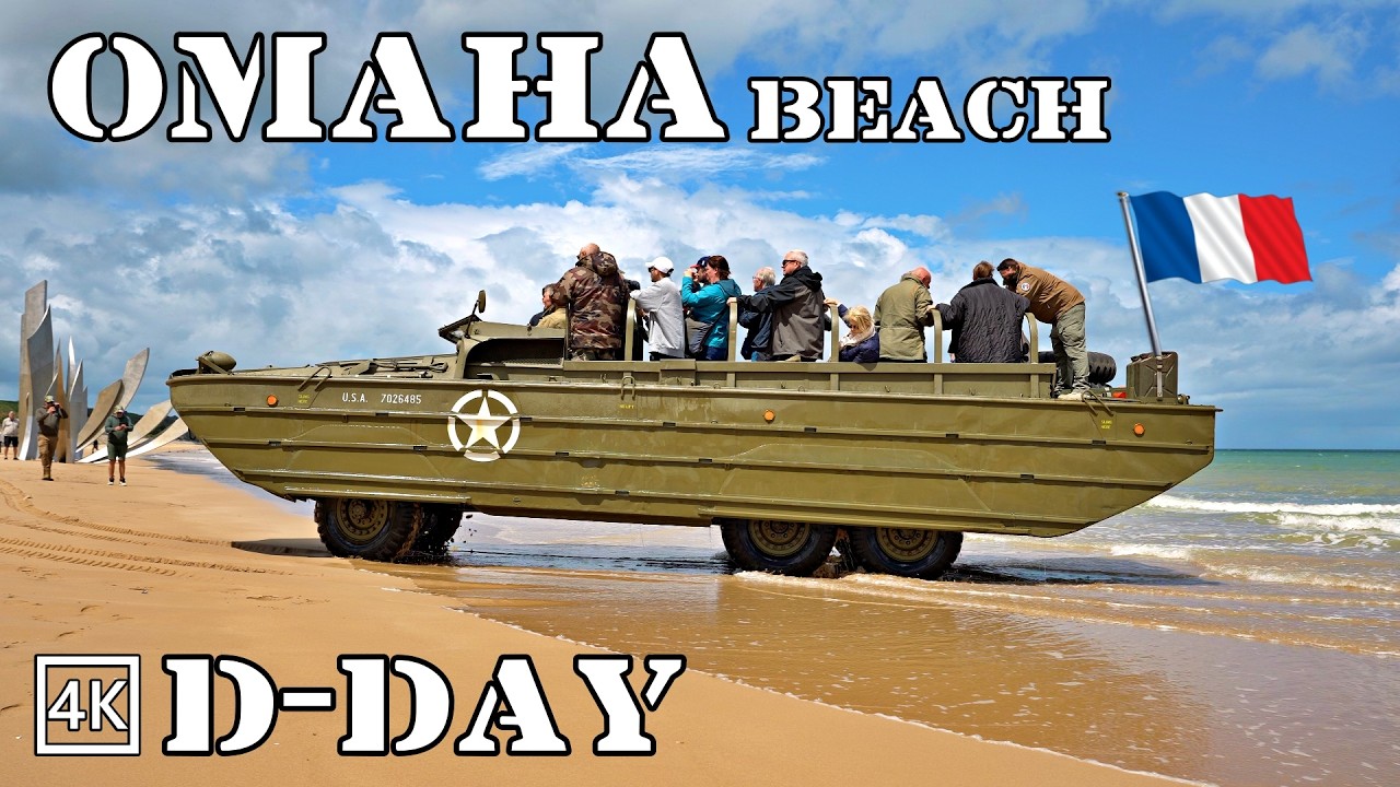 Omaha Beach | 82nd D-DAY 🇫🇷  Normandy France 2026 4k 60 FPS