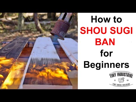 How to Shou Sugi Ban for Beginners - In 2 1/2 Easy Steps