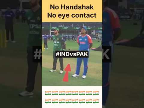 No Handshake No Eye Contact #indvspak #asiacup #shorts #opsindoor #lav #ansh