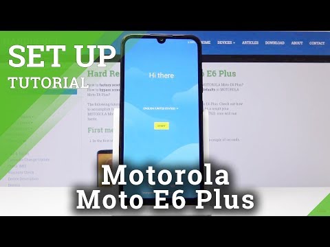 How to Connect Google Account in Motorola Moto E6 Plus - Add / Delete Google User