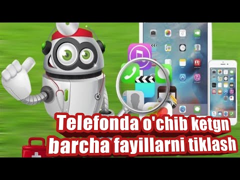 Telefonda o'chib Ketgan fayillarni tez va oson tiklash 2020