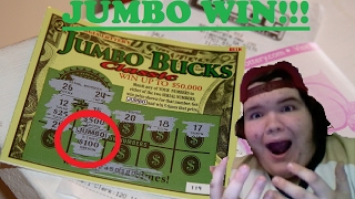 OUR BIGGEST WIN EVER!!! JUMBO BUCKS! ~ Scratch-Off FRENZY #3