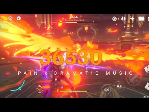 How F2P feels fighting weekly boss | Diluc | Genshin Impact | Childe Boss Fight | Epic war Music |