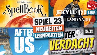 LIVE: Spellbook, After Us, Jekyll & Hyde vs. Scotland Yard, Unter Verdacht • Montag mit Markus