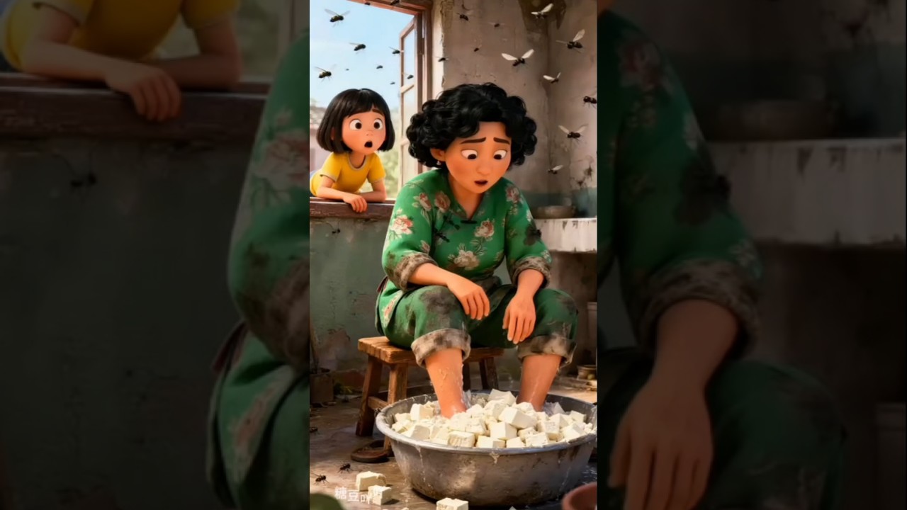 Dùng chân làm đậu hũ thối