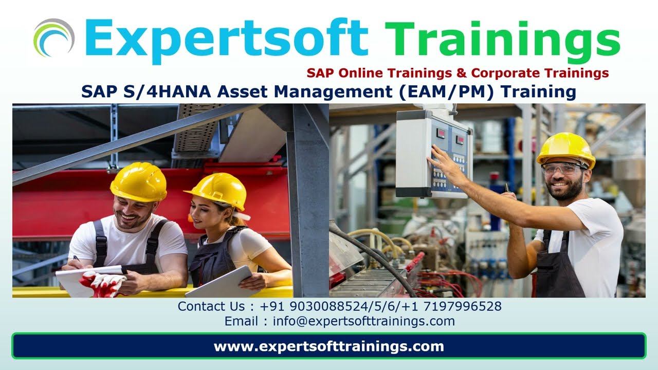 SAP S4HANA Enterprise Asset Management (EAM) Training | SAP S4HANA Plant Maintenance (PM) Training