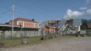 preview picture of video 'Avancée des travaux du pôle multimodal de Cluses'