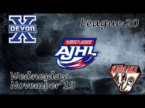 Kodiaks Hilites Gm 20 Devon Xtreme @ Camrose Kodiaks November 19