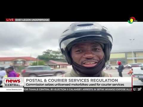Postal & Courier Services Commission clamps down on unlicensed operators, seizes bikes in Accra