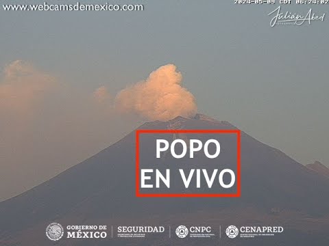🌋 #POPOCATÉPETL | Actividad del #Volcán #EnVivo