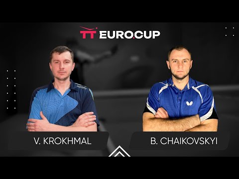 11:10 Vitalii Krokhmal - Bohdan Chaikovskyi 03.03.2024 TTEuro.Cup Ukraine Master.TABLE 4