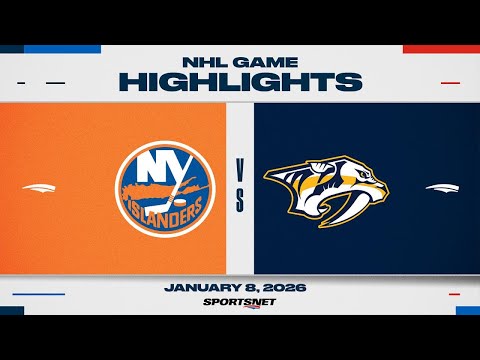 NHL Highlights | Islanders vs. Predators - January 8, 2026