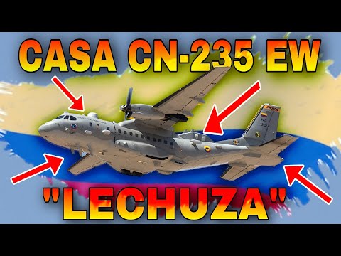 EL AVIÓN SECRETO DE COLOMBIA - CN-235 EW "LECHUZA" EL ESPÍA MÁS LETAL