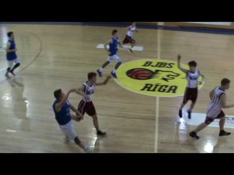 LJBL U-16 2nd Division / BJBS Rīga/Rīdzene 2 vs. Roja / 12.02.2017 / FULL GAME