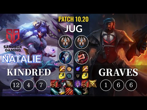 SB Natalie Kindred vs Graves Jungle - KR Patch 10.20
