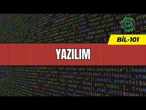BIl101 - Yazılım Nedir?