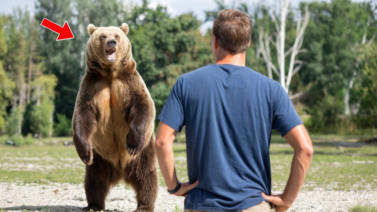 The Mother Bear Asked The Hunter For Help Risking Her Life To Save Her Cubs