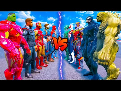 MARVEL TEAM Takes on DARK TEAM in EPIC SPIDER MAN Rescue Mission