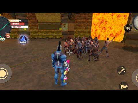 Rope Hero: Vice Town (Dance Gun) Zombie Effect Dance