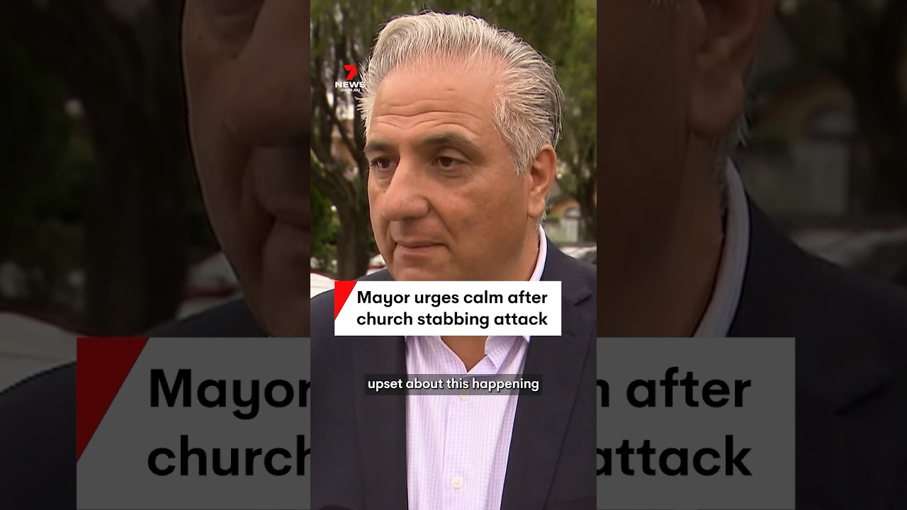 Mayor urges calm after church stabbing attack