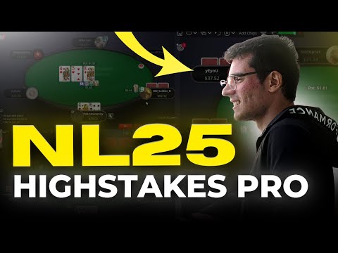 HighStakes Pro Plays  NL25 - Play and Explains