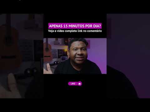 Aprender tocar violão estudando apenas 15 minutos por dia? 😳 #violao  #auladeviolao