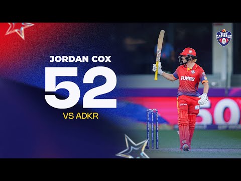 Jordan Cox's 52(36) vs ADKR in DPWorld ILT20 Season 4