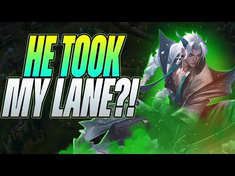THIS GUY STOLE MY LANE BUT I DESTROYED THEM ANYWAY! - League of Legends