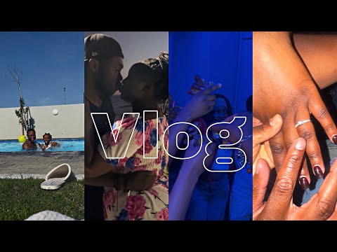 VLOG: KIMAYA SWIMMING FOR THE FIRST TIME🏊🏾‍♀️| ZISO ENGAGEMENT💍|CLUBBING🥂🍻
