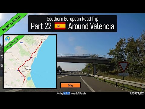 ♪ Around Valencia, Spain. Part 22 of Southern European Road Trip