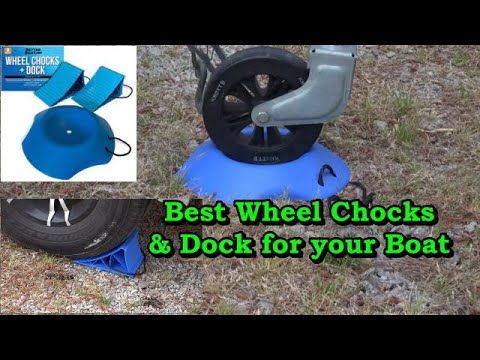 Better Boat Wheel Chocks & Dock/How to secure your boat/ Best wheel chocks for a boat trailer