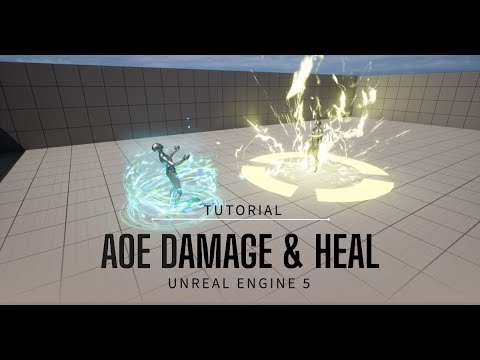 How to do AOE damage and healing | Unreal Engine 5 Tutorial | ue5