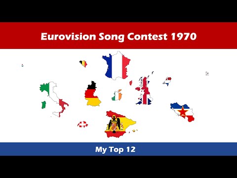 Eurovision 1970 - My Top 12