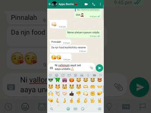 Aparna and sanju whatsapp chat🌋
