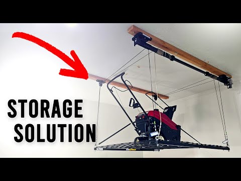 HONEST REVIEW - FLEXIMOUNTS GL1 4x4 Garage Ceiling Lift Storage Rack