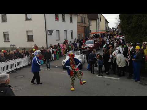 Gochsen Umzug 2019 -  Peppino blödelt beim Einmarsch