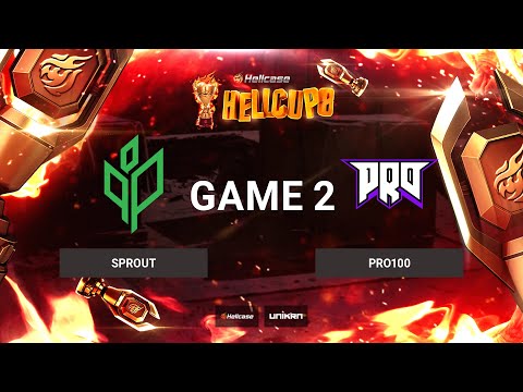 [EN] Sprout vs pro100 | Map 2: Dust2 | BO3 | Hellcase Cup 8 Group В