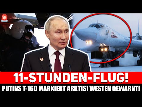 💥 UNAUFHALTSAM! RUSSLANDS TU-160 BOMBER auf NONSTOP-ARCTIC-MISSION, NATO schwer GEWARNT!