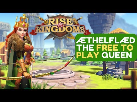 AETHEFLAED commander spotlight - QUEEN of AoE! - Rise of Kingdoms
